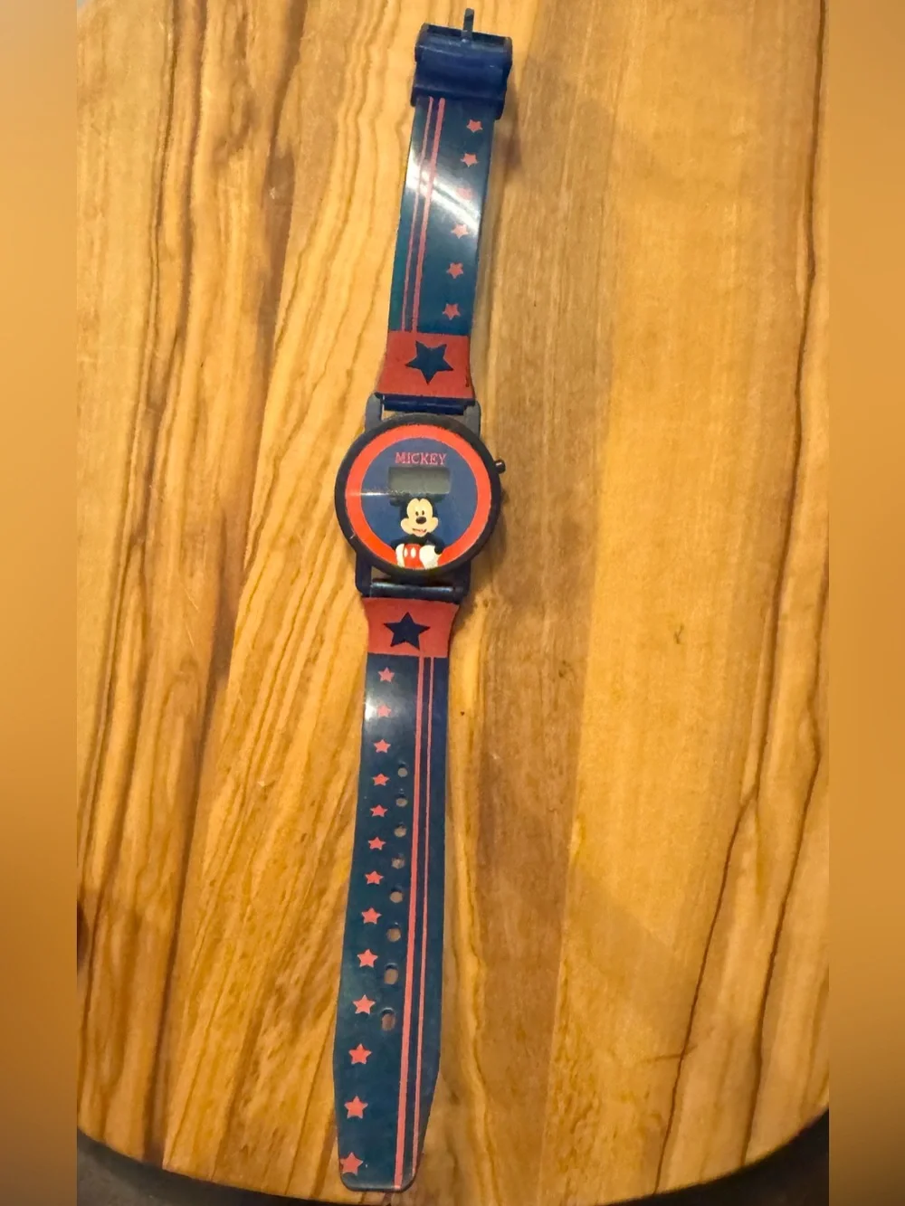 Vintage Kids Mickey Mouse Digital Watch NOT TESTED READ DESCRIPTION
